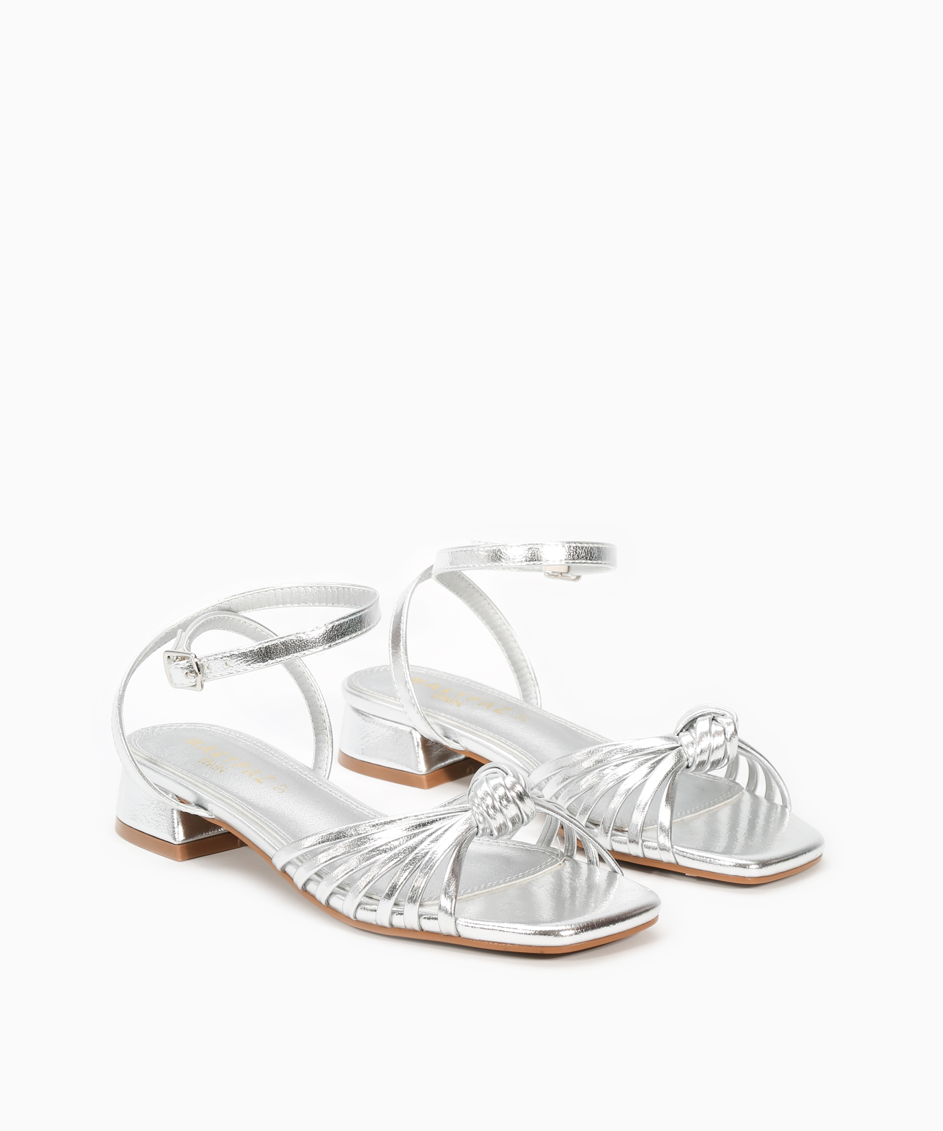 Sandalias tacón bajo nudo image number null